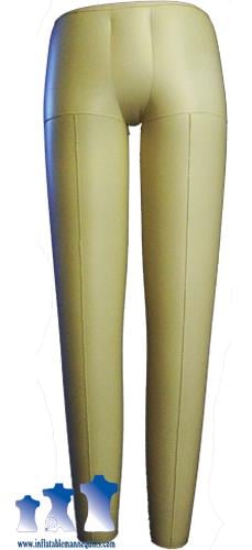 Inflatable Female Leg Form Pants and Jeans Filler, Ivory